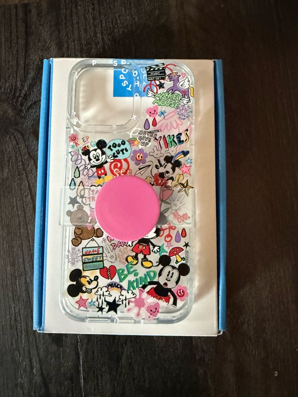 Disney Mickey Mouse iPhone 12 &13 Pro Max PopSocket Phone Case